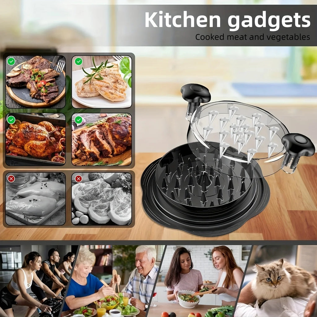 Ergonomic Chicken Shredder with Non-Slip Grip - Manual Meat Shredder for Pork Beef Chicken - for Kitchen Gadgets, Meat Shredding